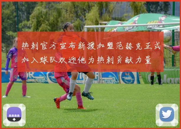 热刺官方宣布新援加盟范赫克正式加入球队欢迎他为热刺贡献力量